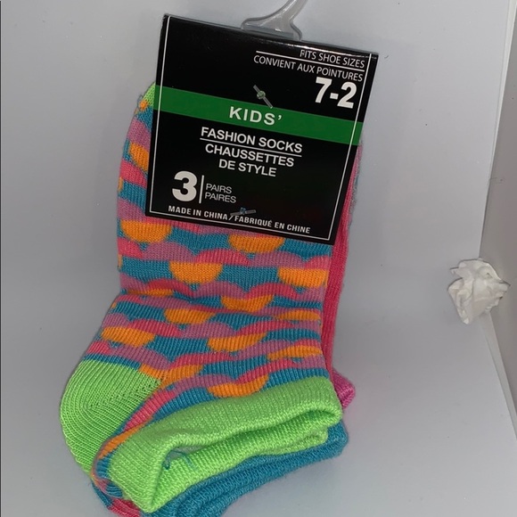 Kids Socks! Multi Colors & Prints/ Low cut/ Sz 7-2 - Picture 2 of 3